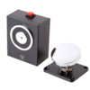 VENTOUSE MAGN.MURALE RONDE INCENDIE 12V/24V+BOUT.URGENCE