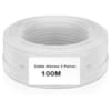 CABLE D ALARME 3 PAIRES BOBINE 100M 6 X 0.22 BLANC