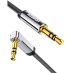 Câble Audio Jack plat Coudé 3.5mm 2M