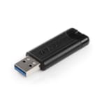 CLE USB PINSTRIPE 64GB BLACK USB 3.2
