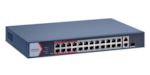 SWITCH 24 PORTS FAST ETHERNET 10/100MB SMART POE
