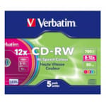 CD-RW en Pack de 5 unités