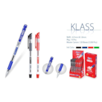 Stylo à bille KLASS rouge en boite de 10 unités
