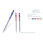 Stylo à bille VITO TR bleu en distributeur de 35 unités