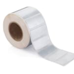 Etiquettes aluminium mat 50x20 mm rouleau 1000