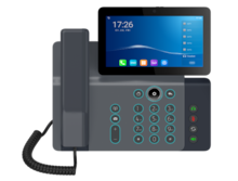 Téléphone vidéo IP Haut Gamme Ecran Tactile 7" 20 Lignes SIP Bluetooth et WiFi Intégré 116 touches programmables