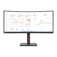 Ecran ThinkVision T34w-30 Moniteur Incurvé Ultra-Large QHD 34 Pouces (86,4 cm) HDMI  DisplayPort USB Type-C