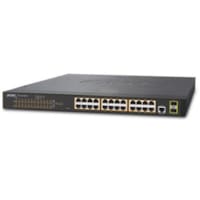 SWITCH MANAGED 24 PORTS Niv2 10/100/1000 PoE+  2 PORTS 100/100 SFP Géré