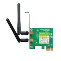 300Mbps Wireless N PCI Express Adapter, Qualcomm, 2.4GHz, 802.11b/g/n, 2 detachable antennas