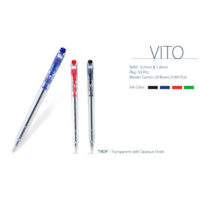 Stylo à bille VITO TR bleu en distributeur de 35 unités