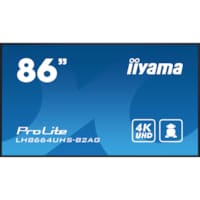 TOTEM Moniteur Professionnel pour Affichage Dynamique 86  4K UHD AVEC ROULETTES HDMI/DisplayPort/DVI/VGA 24/7