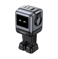 65W 2C1A GaN Fast Charger Noir