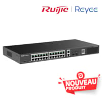 Reyee Switch 28 Ports Gb 24 PoE  2RJ45 2SFP  370W