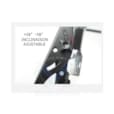Meuble Support Mobile pour Ecrans Plats de 30 à 70 pouces Robuste avec Roulettes DGT22-T007-3