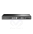 Tplink JetStream™ 24-Port Gigabit L2+ Managed Switch with 4 SFP SlotsPORT: 24× Gigabit RJ45 Ports, 4× Gigabit SFP Slots, RJ45/Micro-USB Console PortSPEC: 1U 19-inch Rack-mountable Steel CaseFEATURE: Integration with Omada SDN Controller, Static Rout TL-SG
