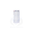 Stylo à bille DIGNO VITO WHITE bleu en distributeur de 35 unités VITO