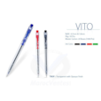 Stylo à bille DIGNO VITO TR bleu en distributeur de 35 unités VITO-BLE