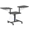 Table TL Roulettes en Métal Noire avec 3 Etagères Table DINON TL