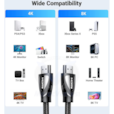 Cable HDMI 2.1 Male to Male 2M 80403