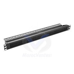 PASSE CABLE A BALAI 19" 1U