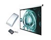 ECRAN DE PROJECTION MURAL AUTOMATIQUE 2X2 MÈTRES 2x2M ELEC
