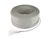 Cable d'alarme certifier 6 x 0,22 mm2 Couleur blanc Bobine 100/500 Cable Alarme