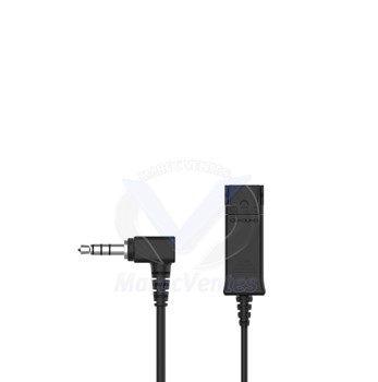 Cordon Jack 2.5mm avec Commandes Volume Mute Jack 2.5mm BX 90°