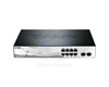 Smart Switch 8 ports Gigabit 10/100/1000 Mbps PoE + 2 ports combo T/SFP DGS-1210-10P