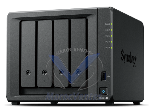 SYNOLOGY SERVEUR NAS DESKTOP 4 BAIE  0 DISKLESS DS925+