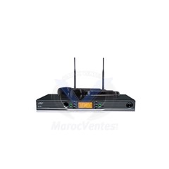 KIT DE 2 MICROS BALADEUR SANS FIL UHF JTS