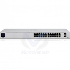 UNIFI SWITCH 24 PORTS GEN2  Géré (16 PoE+) + 2 Ports SFP dédiés