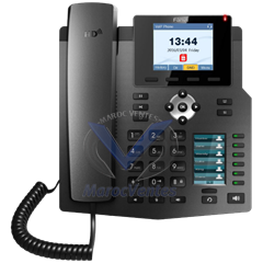 Telephone a 4 comptes SIP avec Ecran 2.8" Couleur et 30 BLF sans alimentation X4SP