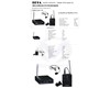 MICRO SANS FIL CRAVATE + SERRE-TÊTE BETA KIT MICROPHONE SANS FIL CRAVATE ET CASQUE AVEC RÉCEPTEUR SANS FIL LWM-2122