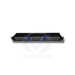 PANNEAU DE BRASSAGE CAT6A STP 24 P IDC 1U LINXCOM