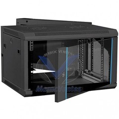 Coffret Informatique 19" 9 Unités 600 x 450 avec ETAGERE