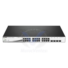 Switch manageable 24 ports Gigabit PoE + 4 ports Combo SFP
