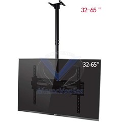 Support Plafond Plat ou Incliné pour Ecrans 32-65''