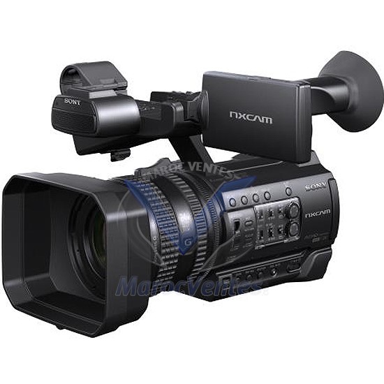 Caméra Professional + Muni de deux cartes SDHC (64 Go) + pochette avec deux batteries HXR-NX100