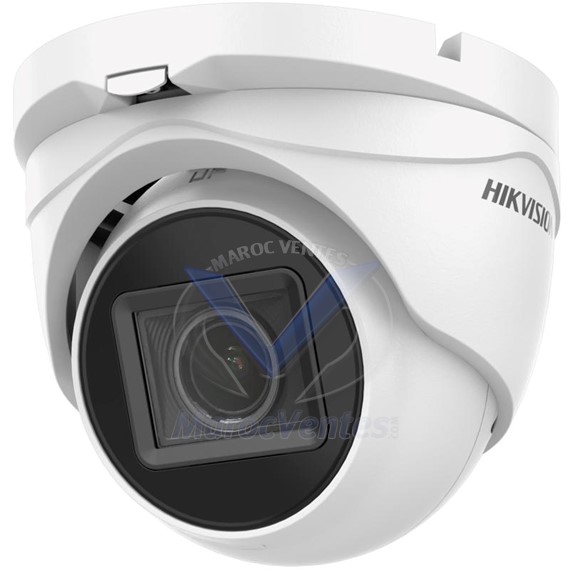 HIKVISION Caméra Interne Turret Varifocale motorise 5MP,IP67 Smart IR 40m 12M DS-2CE79H0T-IT3ZF(C)