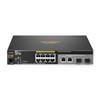 Switch 8 x 10/100 (PoE +) + 2 x combo Gigabit Ethernet / Gigabit SFP
