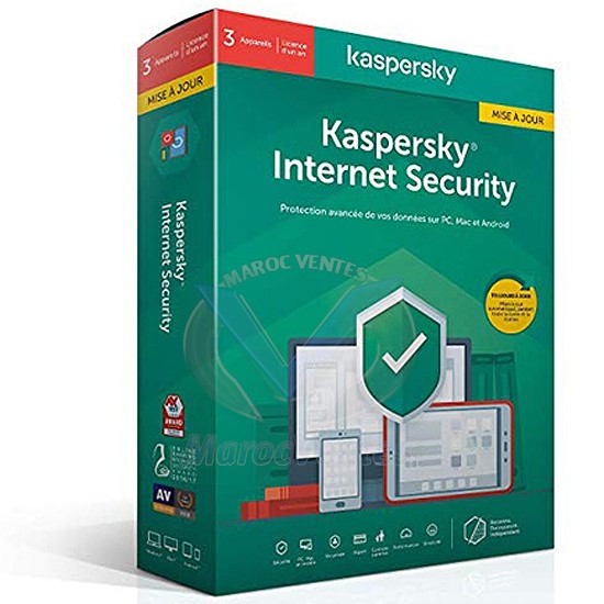 Internet Security 2020 3 Postes / 1 An Multi-Devices KL1939FBCFS-20SLIMMA