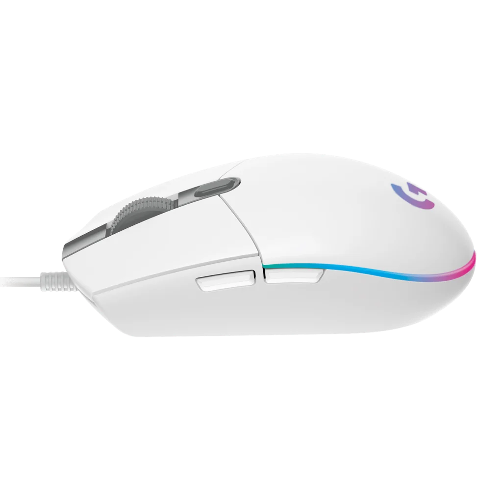 LOGITECH SOURIS GAMING CORDED G102 LIGHTSYNC - WHI 910-005824