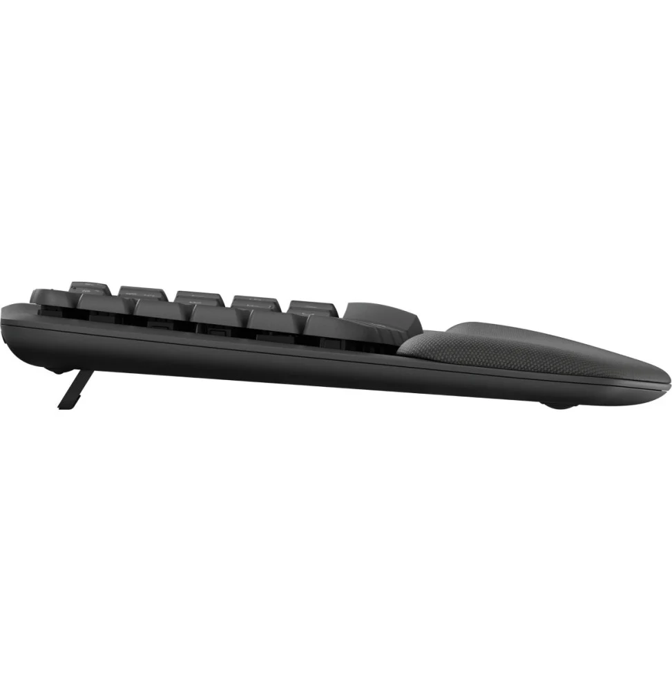LOGITECH CLAVIER Wave keys Bluetooth Wireless ergonomic keyboard-GRAPHITE-FRA-2.4GHZ/BT 12 Mois 920-012286