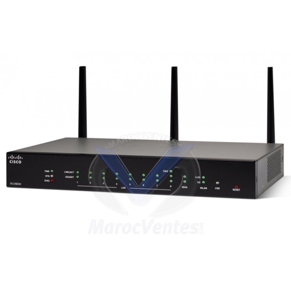 Routeur VPN sans fil AC RV260W 802.11a / b / g / n / ac RV260W-E-K9-G5