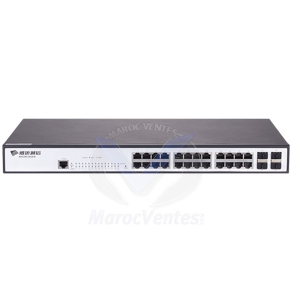 Switch Ethernet Non géré 24‐port gigabit Base‐T et 4 ports SFP S2528‐B
