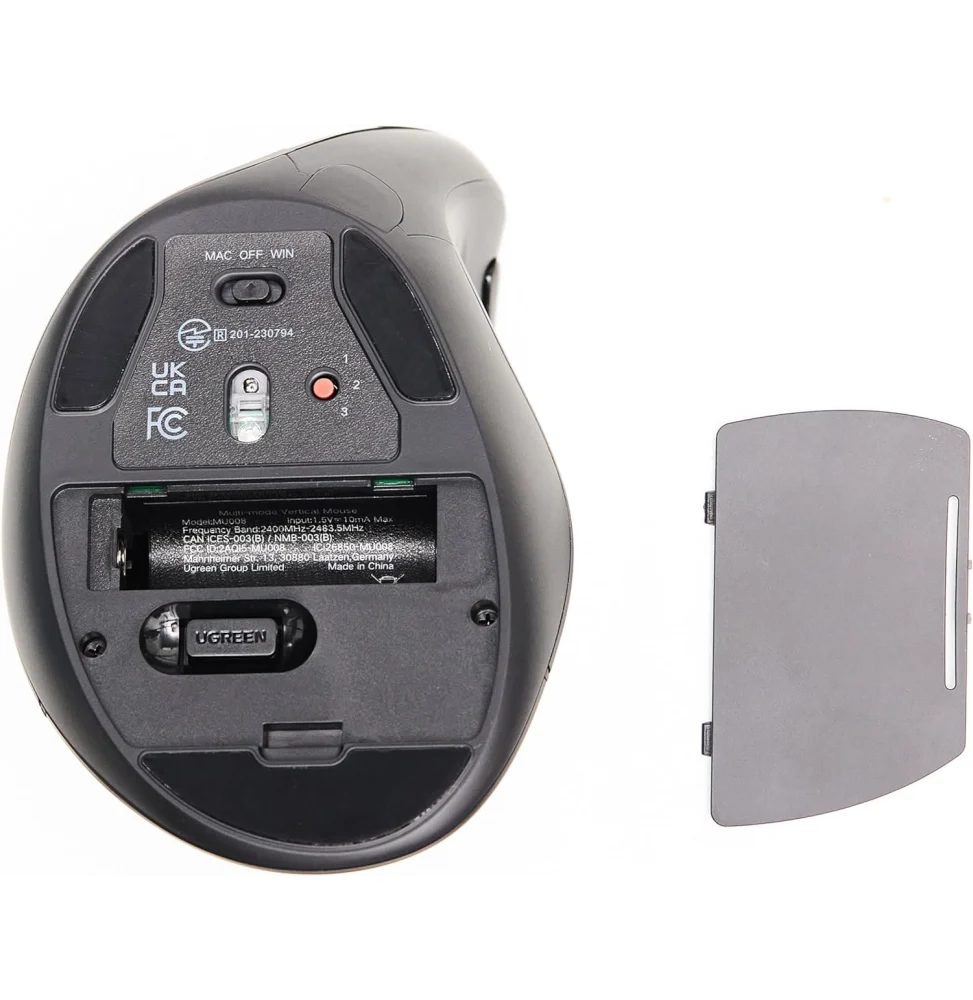 ugreen souris Vertical Wireless black MU008 25444